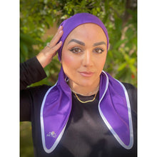 Dri Fit Pretied Headcover, Activewear - Purple-pretieds-The Little Tichel Lady