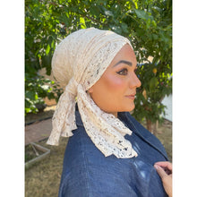 Luxe Cotton Lace Wrap - Off-White-Long Wrap-The Little Tichel Lady