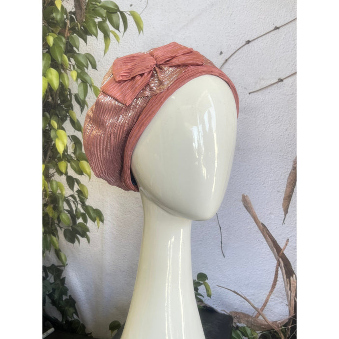 Embellished Hat - Size #2 Rose Pleated-Hat-The Little Tichel Lady