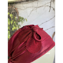 Embellished Metallic Pretied - Burgundy-pretieds-The Little Tichel Lady