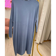 Batwing Stretchy Dress - Denim Blue-dress-The Little Tichel Lady