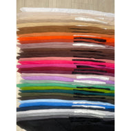Crepe Cotton Square / Triangle Tichels w/ VELVET BAND-The Little Tichel Lady