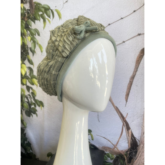 Embellished Hat - Size #1 Sage-Hat-The Little Tichel Lady