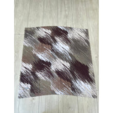 Splash of Brilliance Turkish Cotton Textured Square - Taupe/White/Brown-Squares-The Little Tichel Lady