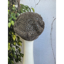 Embellished Hat - Size #1 Gray Sequins-Hat-The Little Tichel Lady