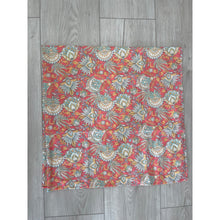 Large Israeli Cotton Square Tichel - Cantaloupe Dreams Print-Squares-The Little Tichel Lady