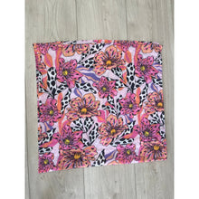 Large Israeli Cotton Square Tichel - Tiger Lily Print-Squares-The Little Tichel Lady