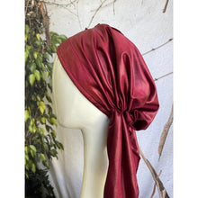 Embellished Metallic Pretied - Burgundy-pretieds-The Little Tichel Lady