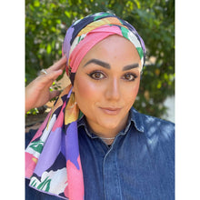 Fabulous Floral Cotton Headwrap-Long Wrap-The Little Tichel Lady