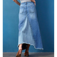 Classic Denim Midi Skirt - Blue-skirt-The Little Tichel Lady