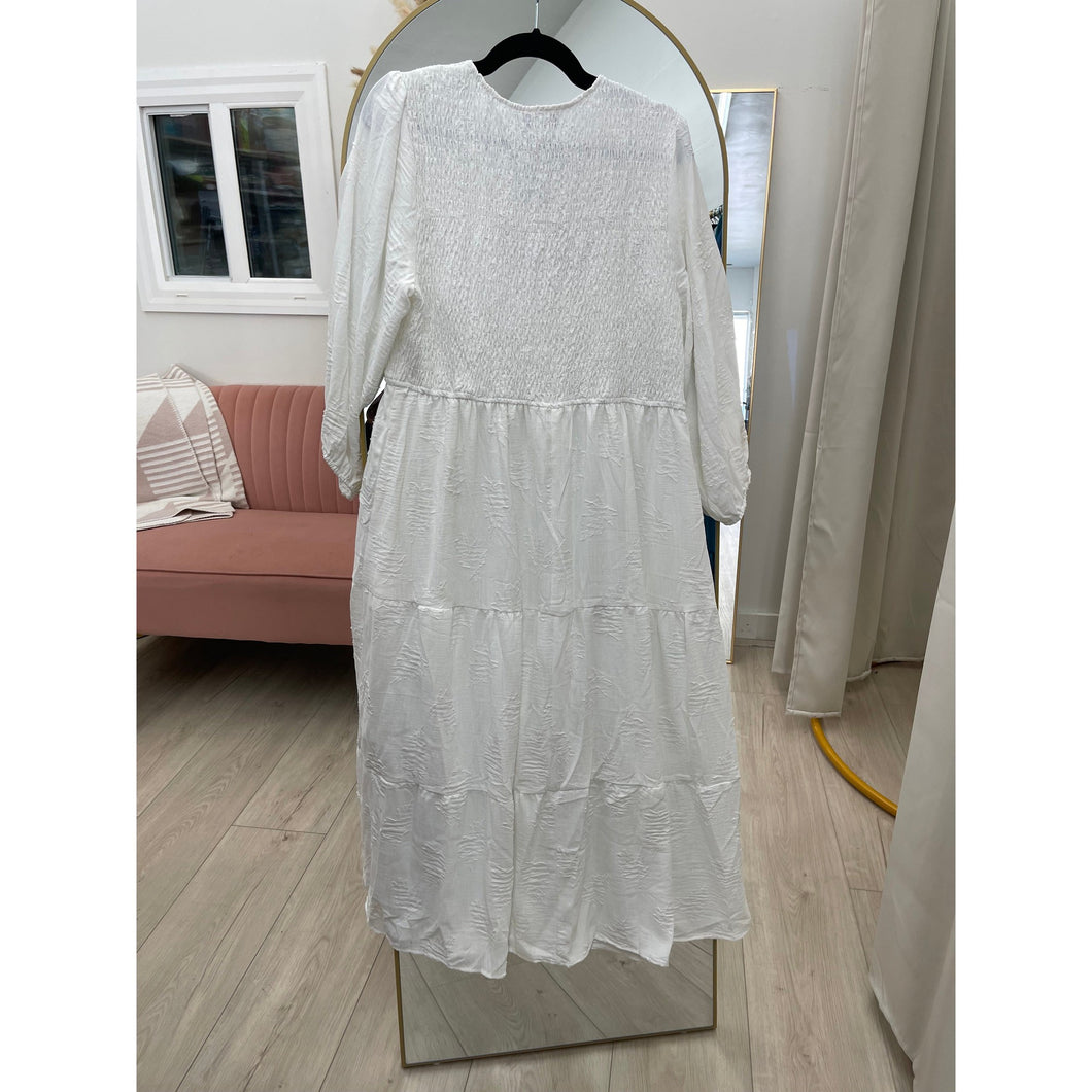 Garden of Eden Maxi Dress - PLUS SIZE, White 3X Garden of Eden Maxi Dress - PLUS SIZE, White 3X
