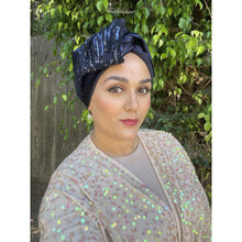 Elegant Headwrap - Navy-Specialty Items-The Little Tichel Lady