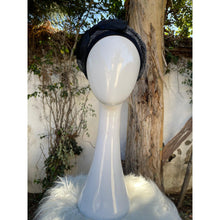 Embellished Hat - Size #1 Black/White Glitter-Hat-The Little Tichel Lady