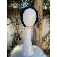 Embellished Hat - Size #2 Black/Silver-Hat-The Little Tichel Lady