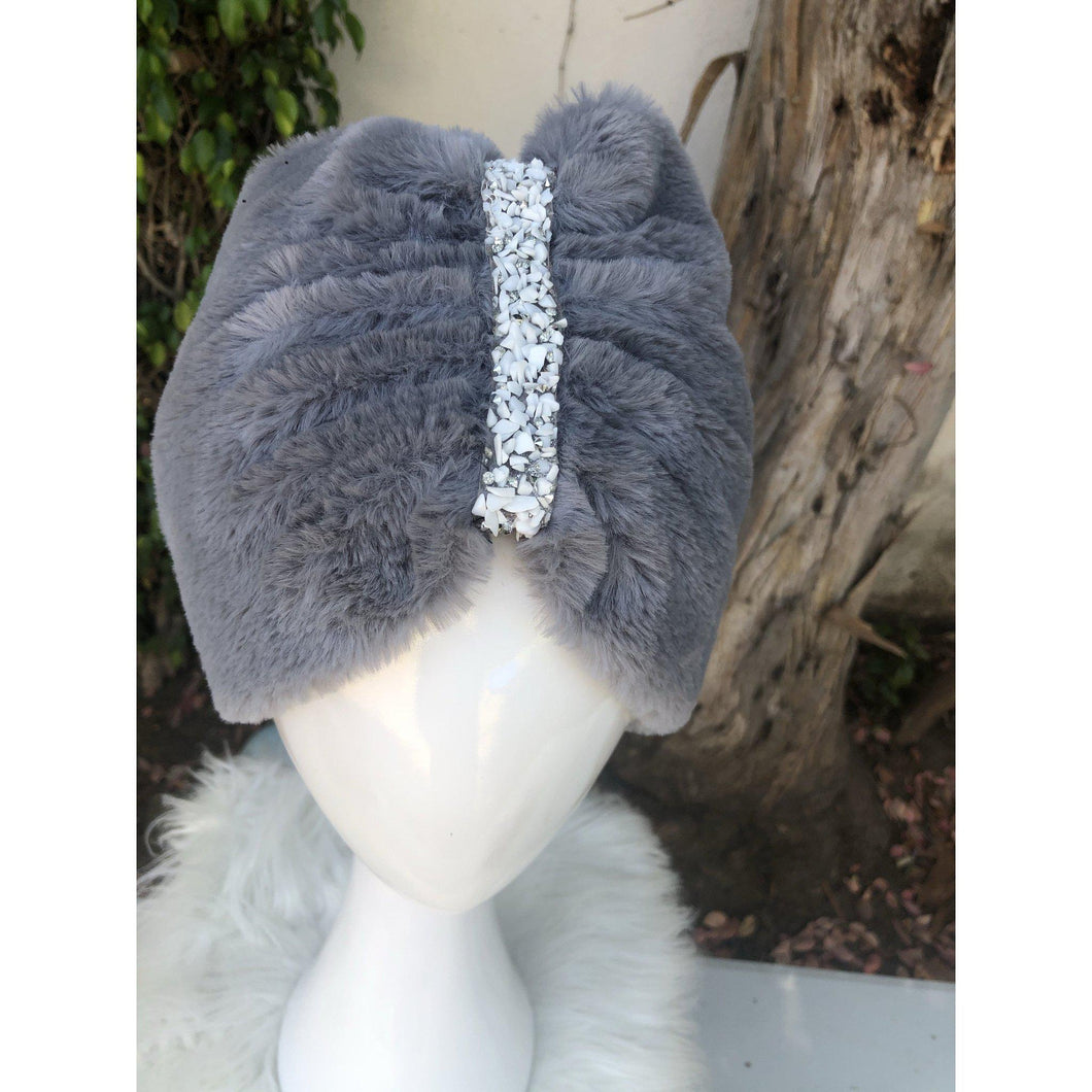 Faux Fur Turban Headbands (Velcro) – The Little Tichel Lady