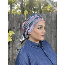 Floral Gauzey Cotton Print Long Headwraps-Long Wrap-The Little Tichel Lady