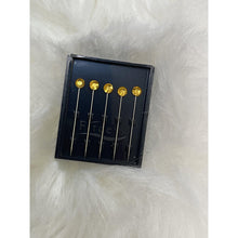Jewel Headwrap Pins - Yellow Gold-Pin-The Little Tichel Lady