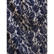 Luxe Lace Navy Long Wrap-Long Wrap-The Little Tichel Lady