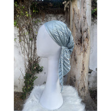 Pleated Pretied - Sky Blue-pretieds-The Little Tichel Lady