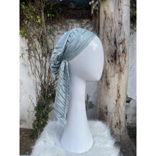 Pleated Pretied - Sky Blue-pretieds-The Little Tichel Lady