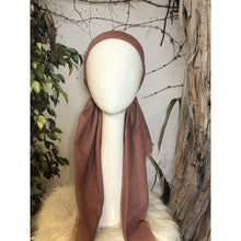 Turkish Cotton Textured Pretied w/ Long Tails - Dusty Rose-pretieds-The Little Tichel Lady