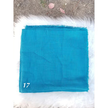 Turkish Cotton Textured Solid Squares Tichel-Squares-The Little Tichel Lady
