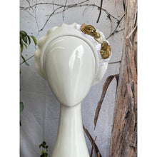 Embellished Cotton Beret - Medium/Large, White-Beret-The Little Tichel Lady