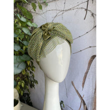 Elegant Headcover - Olive Shimmer Bow-Specialty Items-The Little Tichel Lady