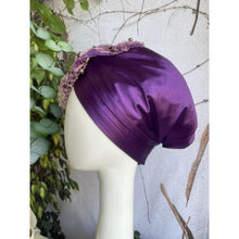 Elegant Headcover - Eggplant Detailed Design-Specialty Items-The Little Tichel Lady