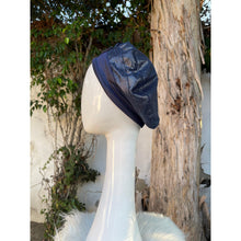Embellished Hat - Size #1 Navy Glitter Bow-Hat-The Little Tichel Lady