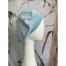Embellished Cotton Beret - Medium/Large, Sky Blue-Beret-The Little Tichel Lady