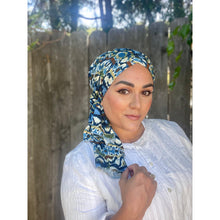 Links of Life Stretchy Headwrap-Long Wrap-The Little Tichel Lady