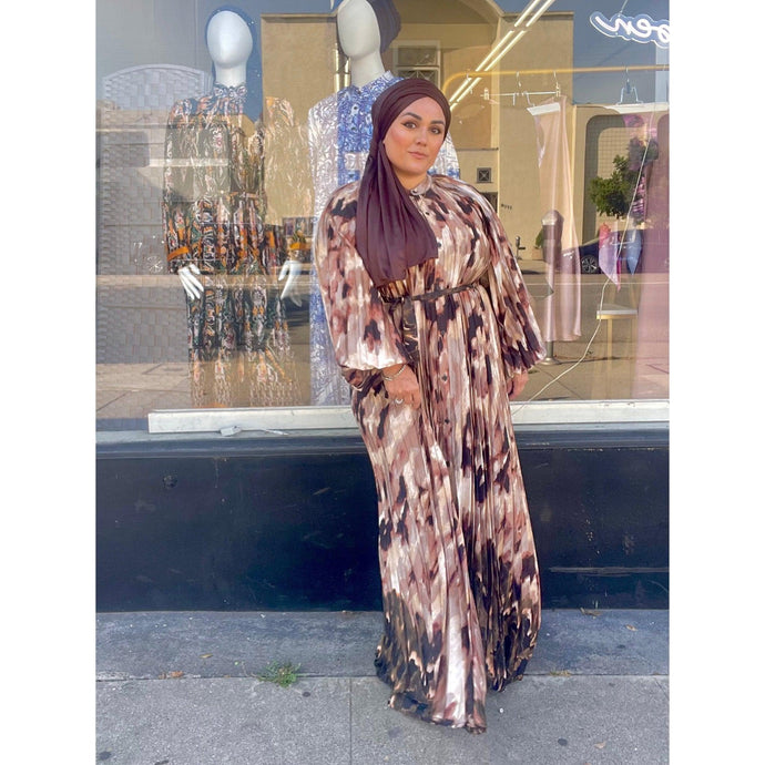 Serena Maxi Dress - Neutral-dress-The Little Tichel Lady