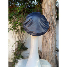 Embellished Hat - Size #1 Navy Glitter Bow-Hat-The Little Tichel Lady