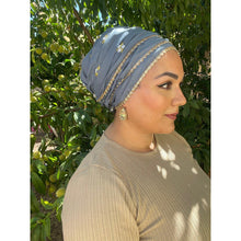 Israeli A La Mode Headwrap - Cornflower-Long Wrap-The Little Tichel Lady