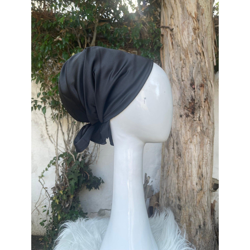 Handmade Silk Sinar Black/Silver1