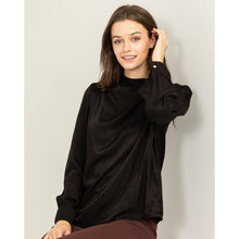 Gathered Shoulder Detail Top-Tops-The Little Tichel Lady