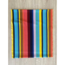 Crocheted Multi-Striped Headwrap-Long Wrap-The Little Tichel Lady