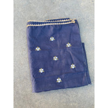 Israeli A La Mode Headwrap - Steel Blue-Long Wrap-The Little Tichel Lady