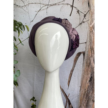 Embellished Cotton Beret - Medium/Large, Dusty Purple-Beret-The Little Tichel Lady