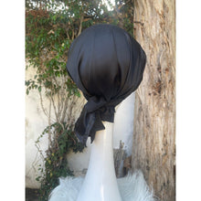 Handmade Silk Sinar - Black/ White Pearls-Sinar-The Little Tichel Lady