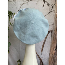 Embellished Cotton Beret - Medium/Large, Sky Blue-Beret-The Little Tichel Lady