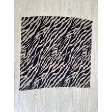 Waffled Zebra Print Turkish Cotton Squares - Neutral/Black-Squares-The Little Tichel Lady