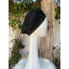 Embellished Hat - Size #1 Black Design-Hat-The Little Tichel Lady