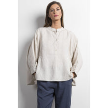 Linen Detail Top O/S-Tops-The Little Tichel Lady