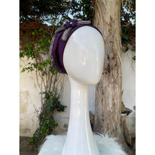Embellished Hat - Size #1 Purple/Silver-Hat-The Little Tichel Lady