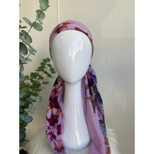 Turkish Cotton Textured Pretied Tichel - Pink/Purple-pretieds-The Little Tichel Lady