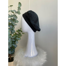 Embellished Hat - Size #1 Black/Diesel Glitter Bow-Hat-The Little Tichel Lady