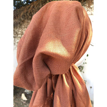 Turkish Cotton Metallic Solid Pretied w/ Long Tails - Rust-pretieds-The Little Tichel Lady